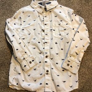 Little boys dino shirt